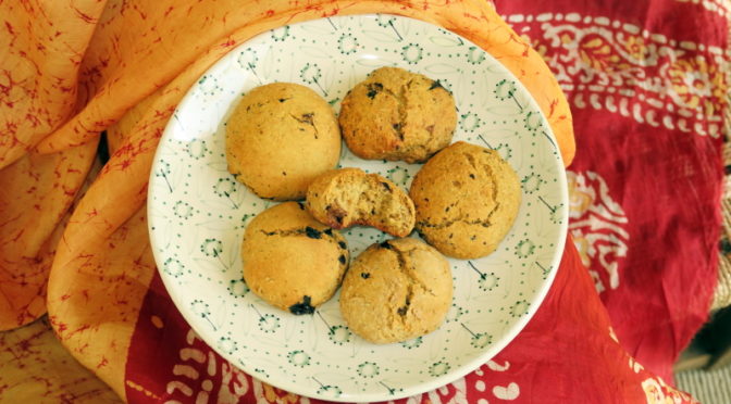 An Avocado, Chocolate Chunk Cookie/Scone Experiment